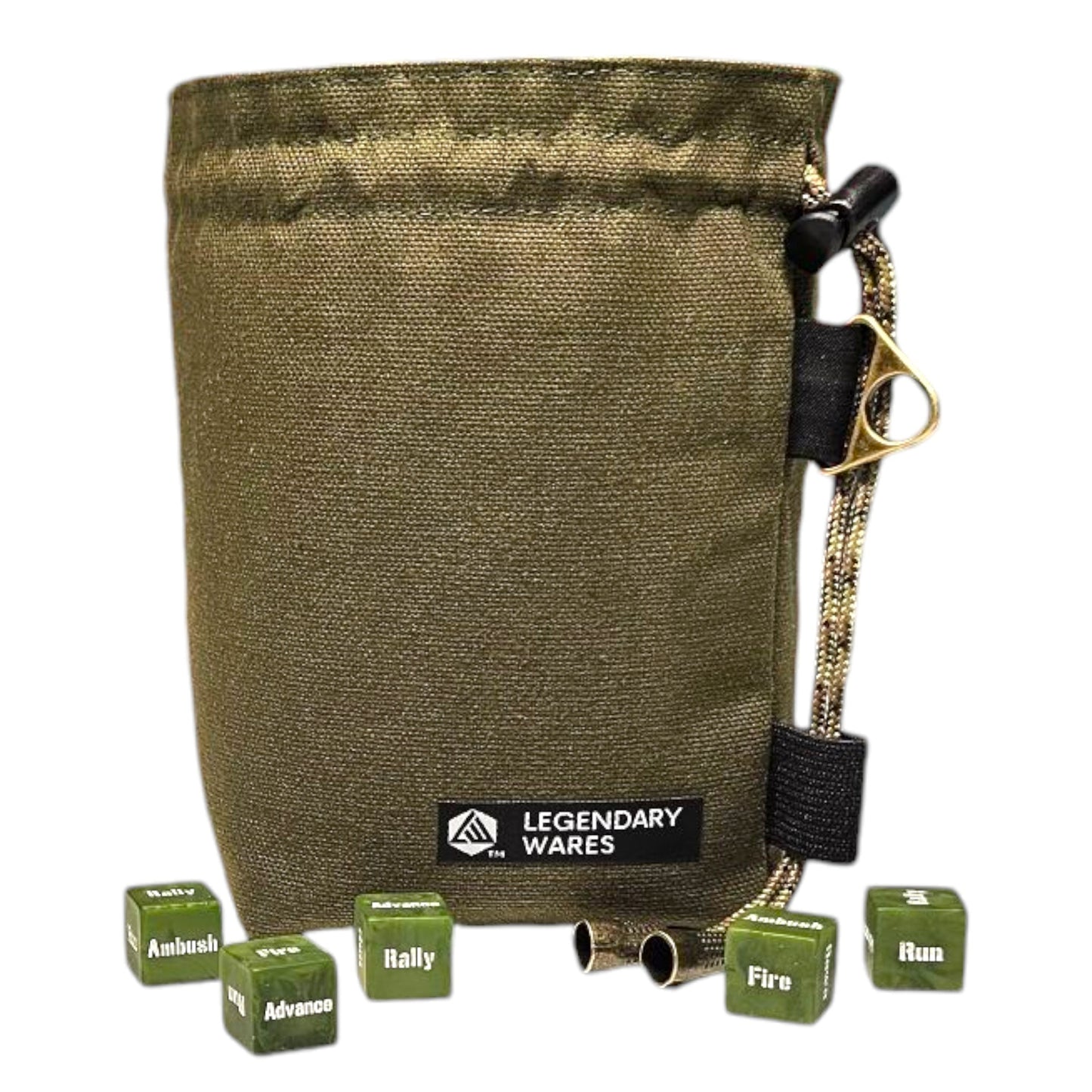 Order & Action Dice Bags - Army Green