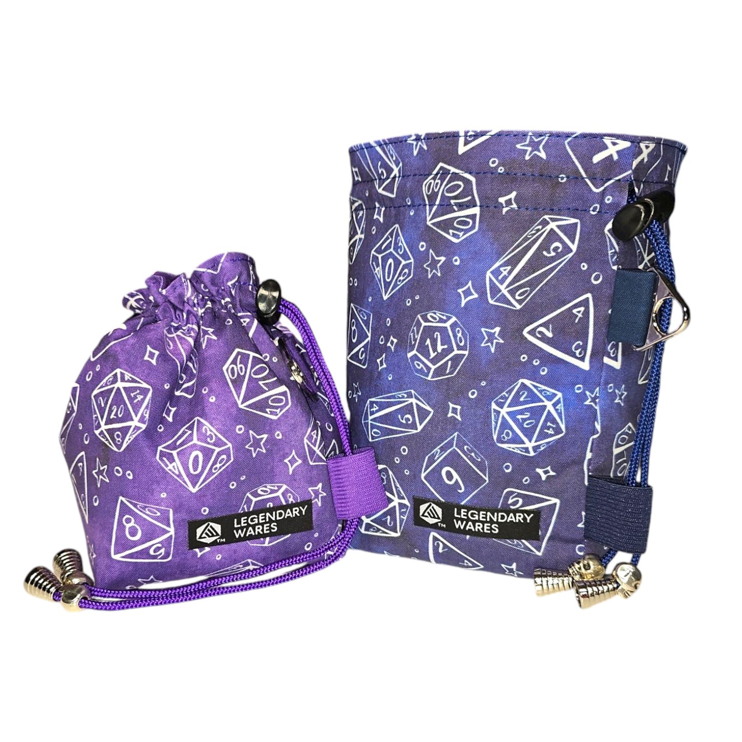 Polyhedral Magic Dice Bags by Legendary Wares